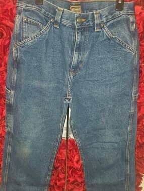 C.E. Schmidt Relaxed Fit Men’s Cargo Jeans in Medium Blue Size 32/32